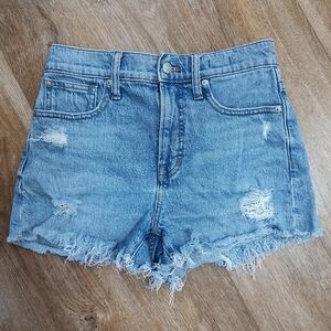Madewell The Perfect Jean Short Cut Off 26